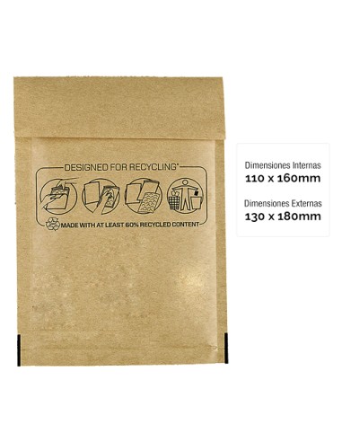 Bolsa Burbujas Acolchado Bankers Box Nº 11 (110x160) Pack 10 Uds